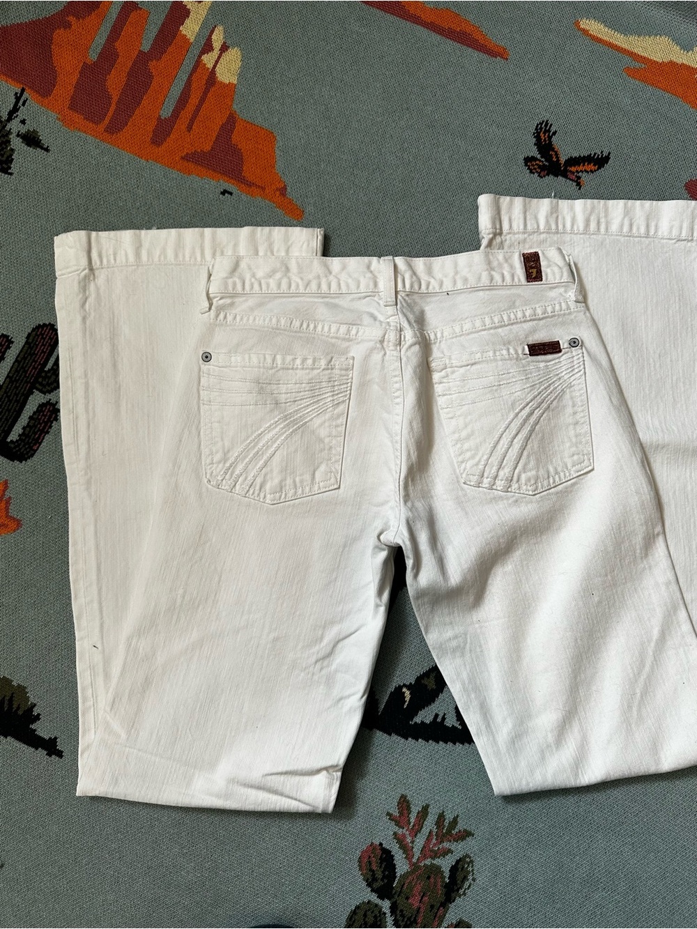 White 7FAMK Dojo flares